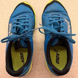 Inov-8 Blue and Yellow Women's MudClaw 300 Shoes